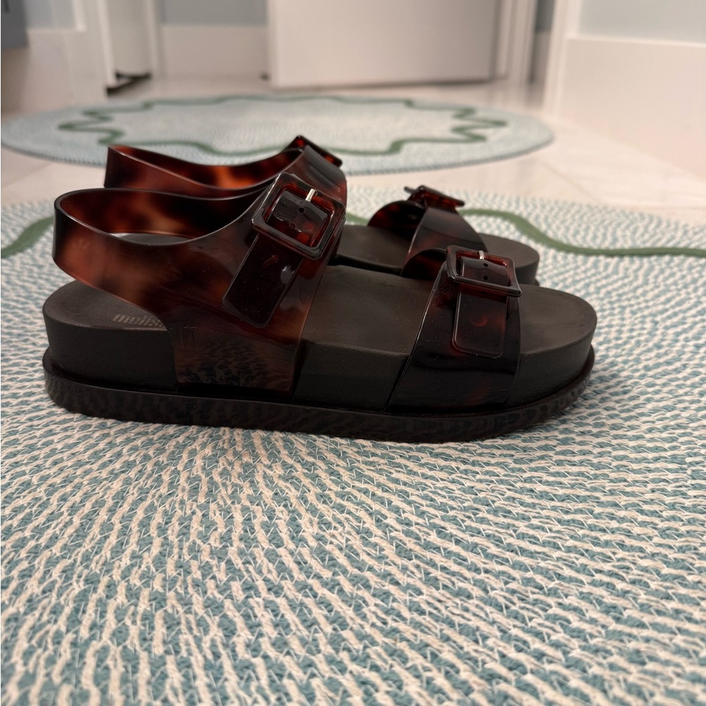 Melissa Tortoiseshell Platform Sandals - image 8